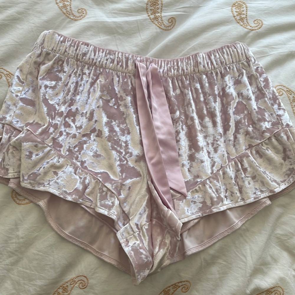 Crushed Velvet Victoria’s secret Shorts